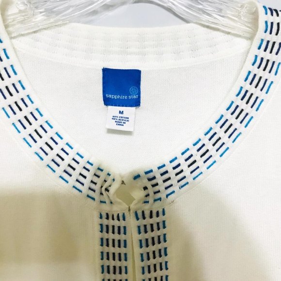 Sapphire Star Medium Embroidered Cardigan - Picture 3 of 7